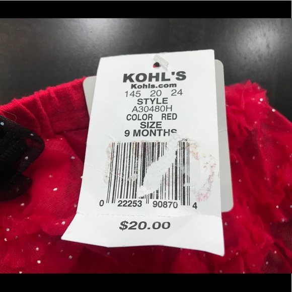 Baby Girls Ruffled Glitter Tulle Tutu Skirt Sz 9M - Picture 6 of 6